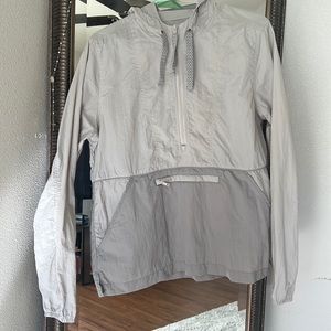 Cream color windbreaker